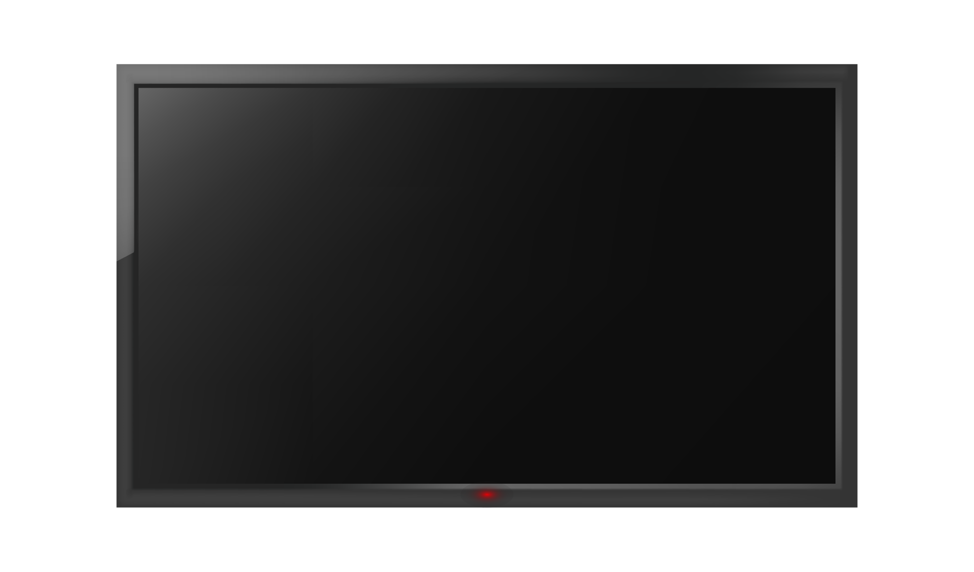 TV mostrando la velocidad de fibra simétrica